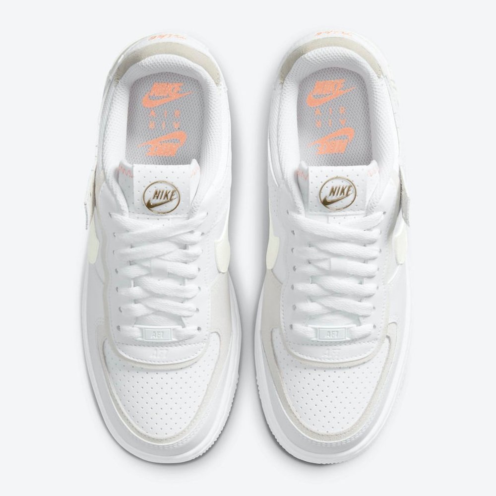 Women's Nike Air Force 1 Shadow White Atomic Pink - Picture 2 of 10